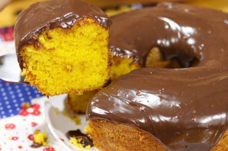 Receita de Bolo de Cenoura Fofinho