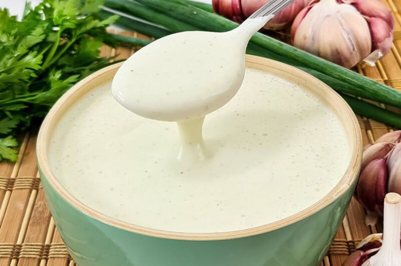 Receita de Molho de Alho Caseiro