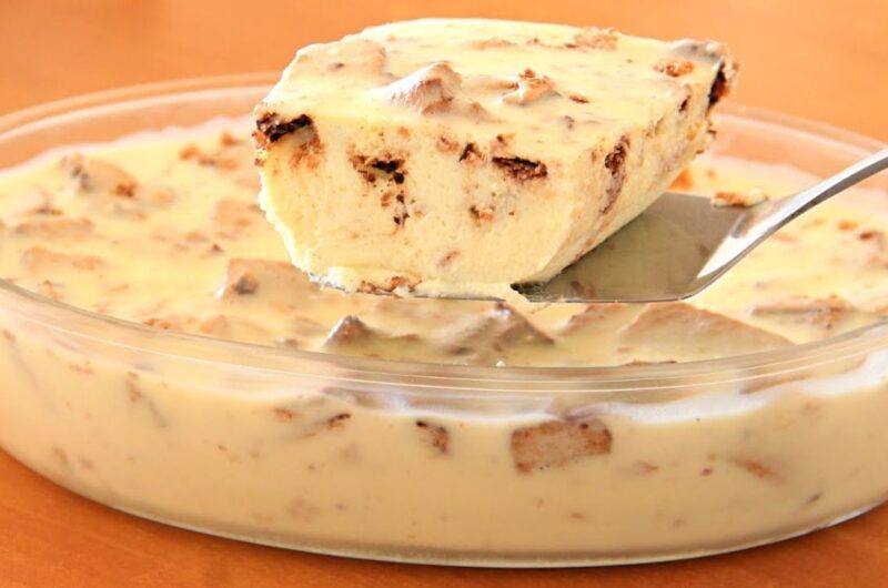 Receita de Sobremesa de Gelado com Biscoito